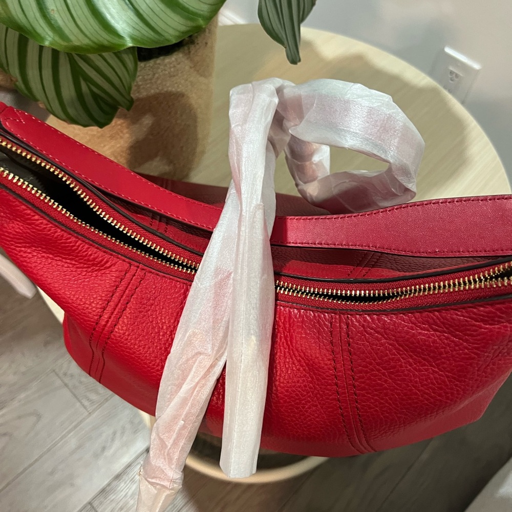 Red Leather Women's Bag